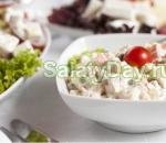 Рецепты салатов со сметаной